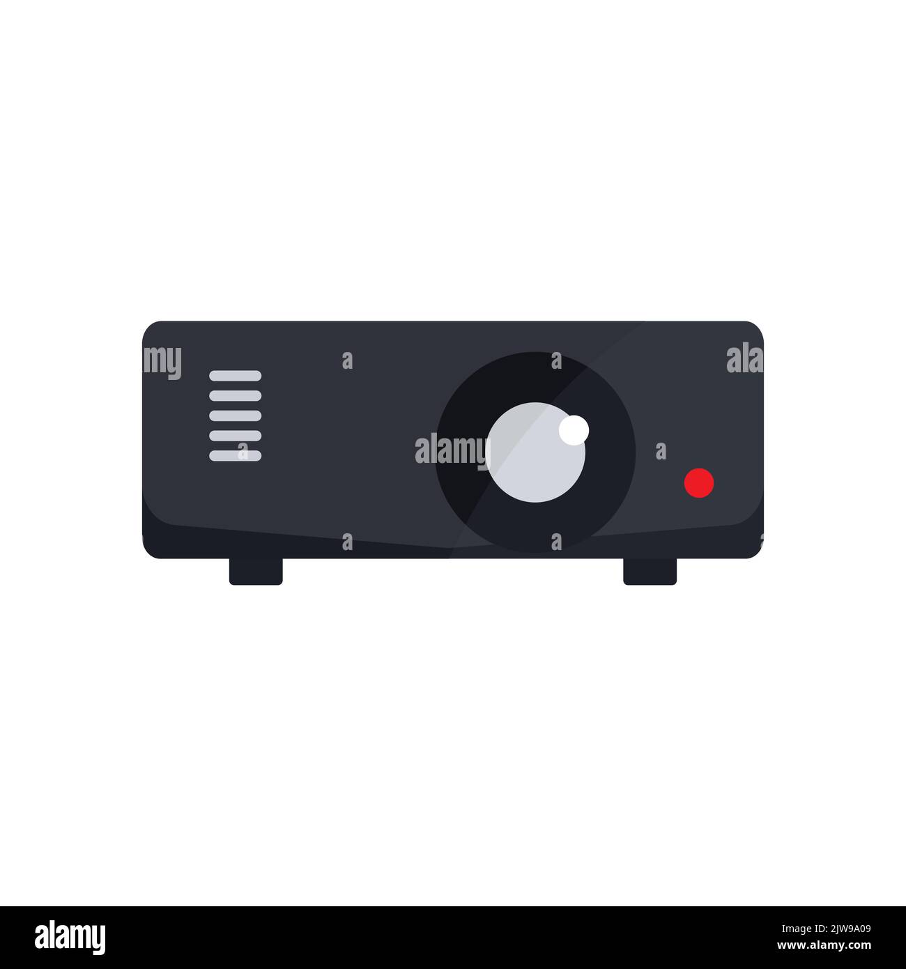 Projector icon. Icon related to electronic, technology. Flat icon style. Simple design editable Stock Vector