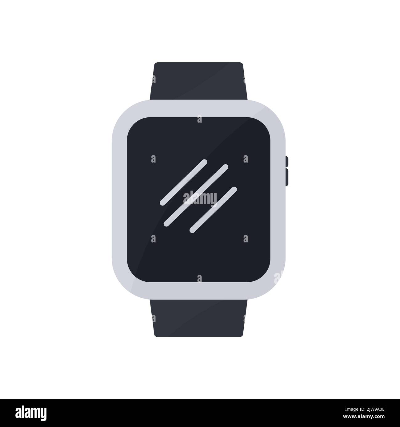 Smart watch icon. Icon related to electronic, technology. Flat icon