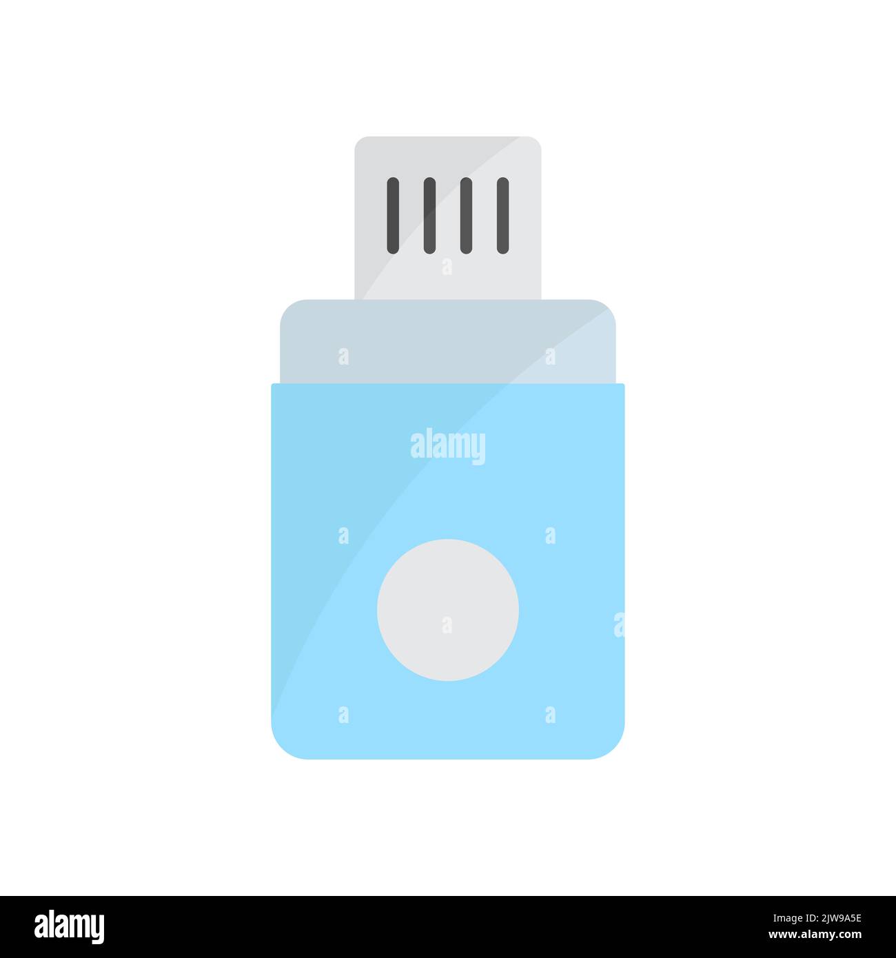 USB Flashdisk icon. Icon related to electronic, technology. Flat icon style. Simple design editable Stock Vector
