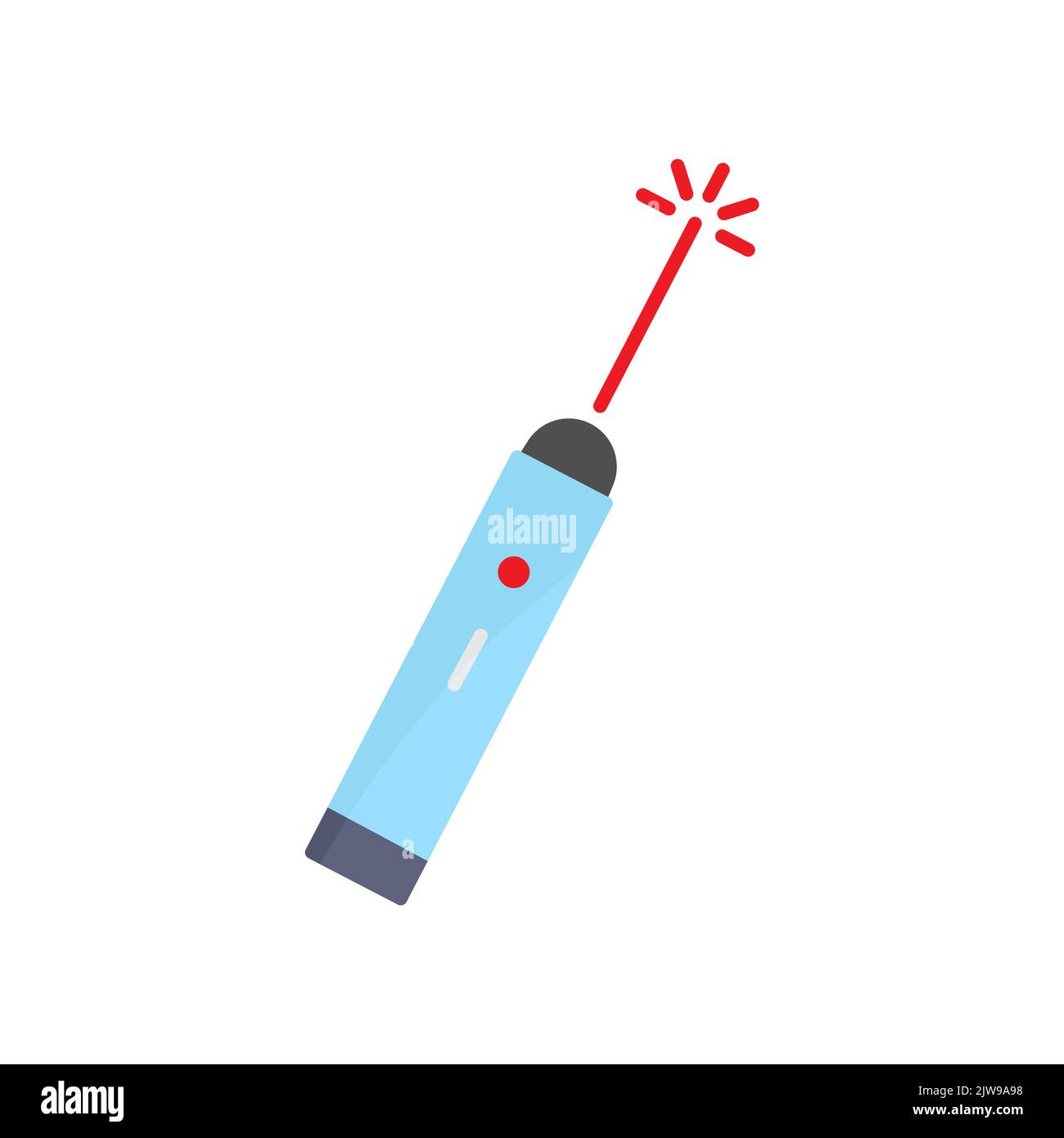 Pointer laser icon. Icon related to electronic, technology. Flat icon style. Simple design editable Stock Vector