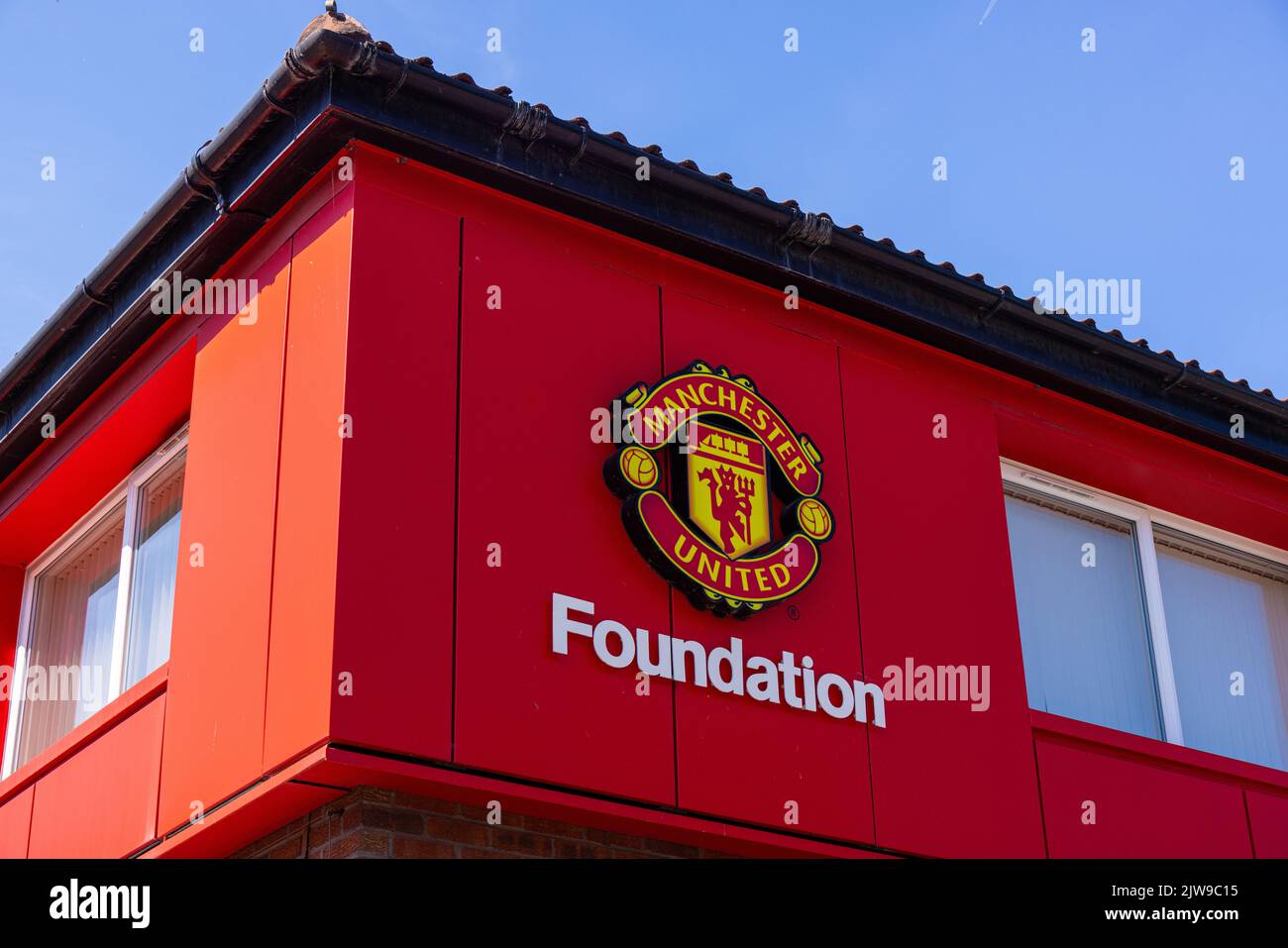 Manchester United Foundation MANCHESTER, UK AUGUST 15, 2022 Stock