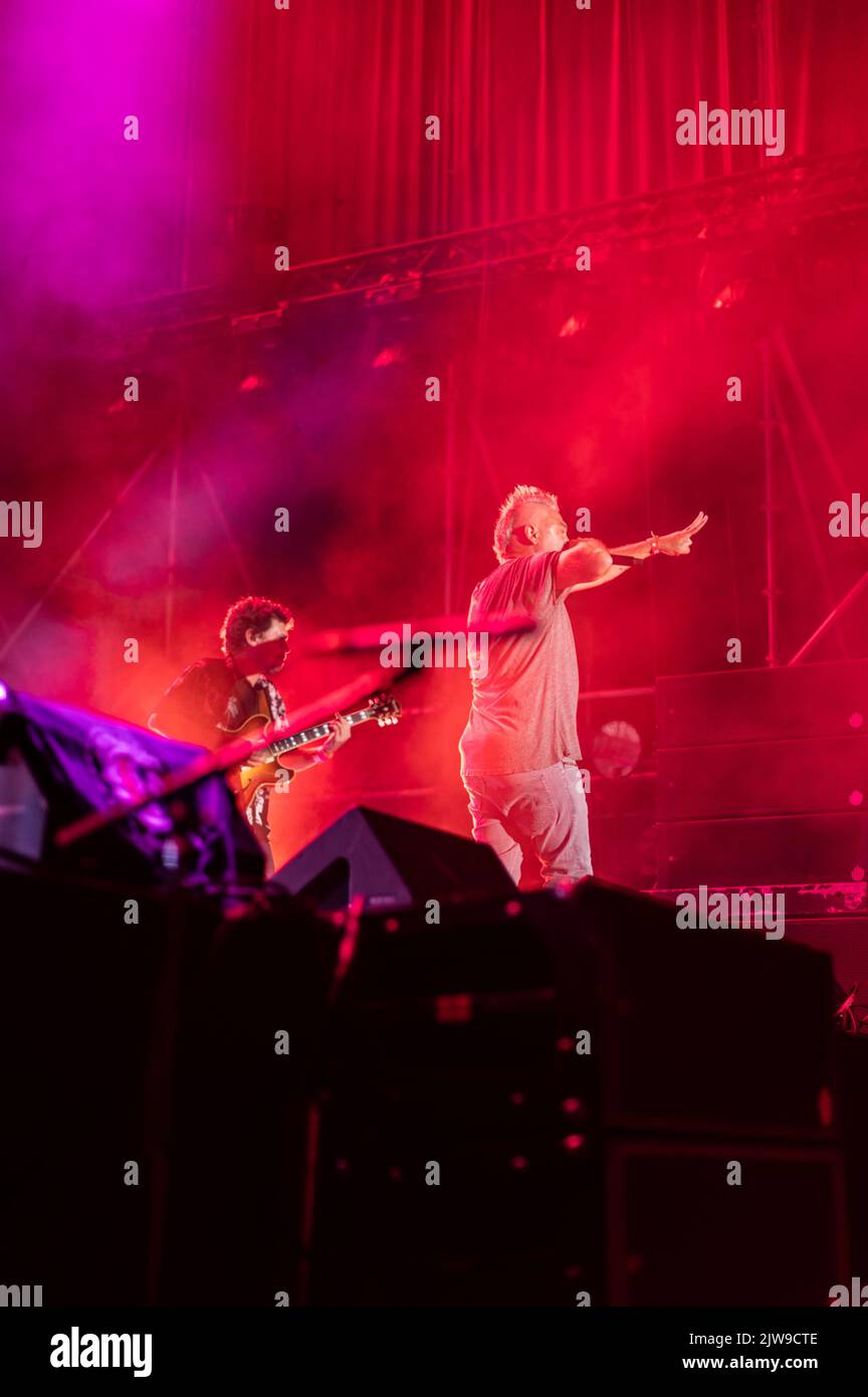 Spanish artist Kase.O and Jazz Magnetism perform live at Vive Latino