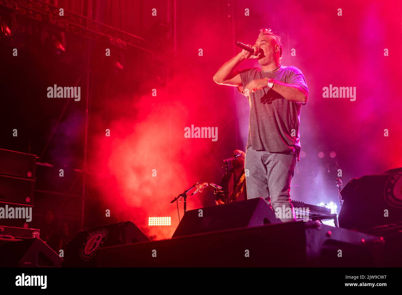 Spanish artist Kase.O and Jazz Magnetism perform live at Vive Latino