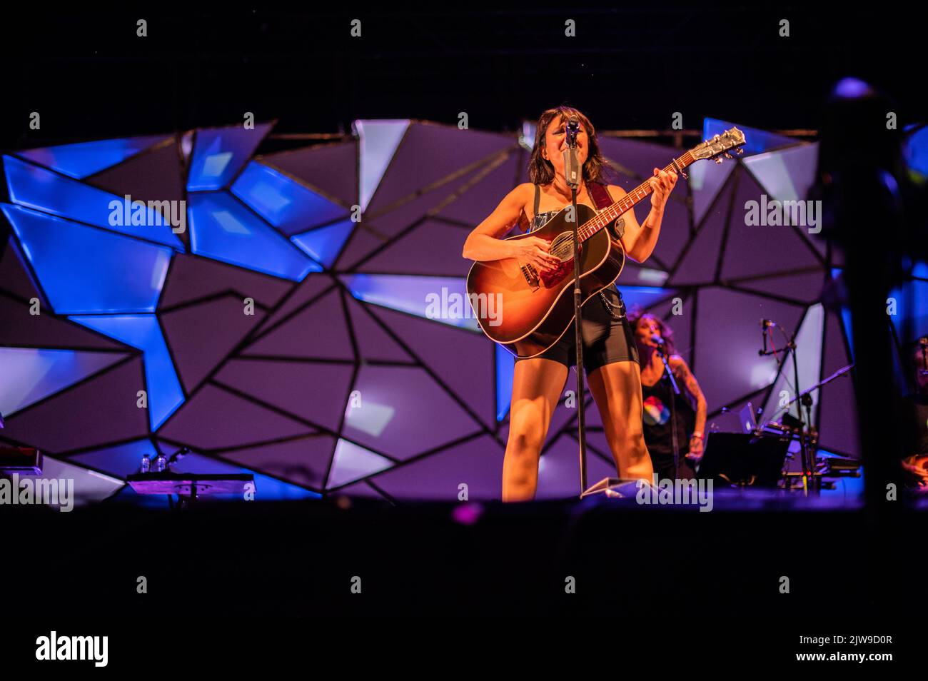 Spanish artist Amaral performing live at Vive Latino 2022 Music