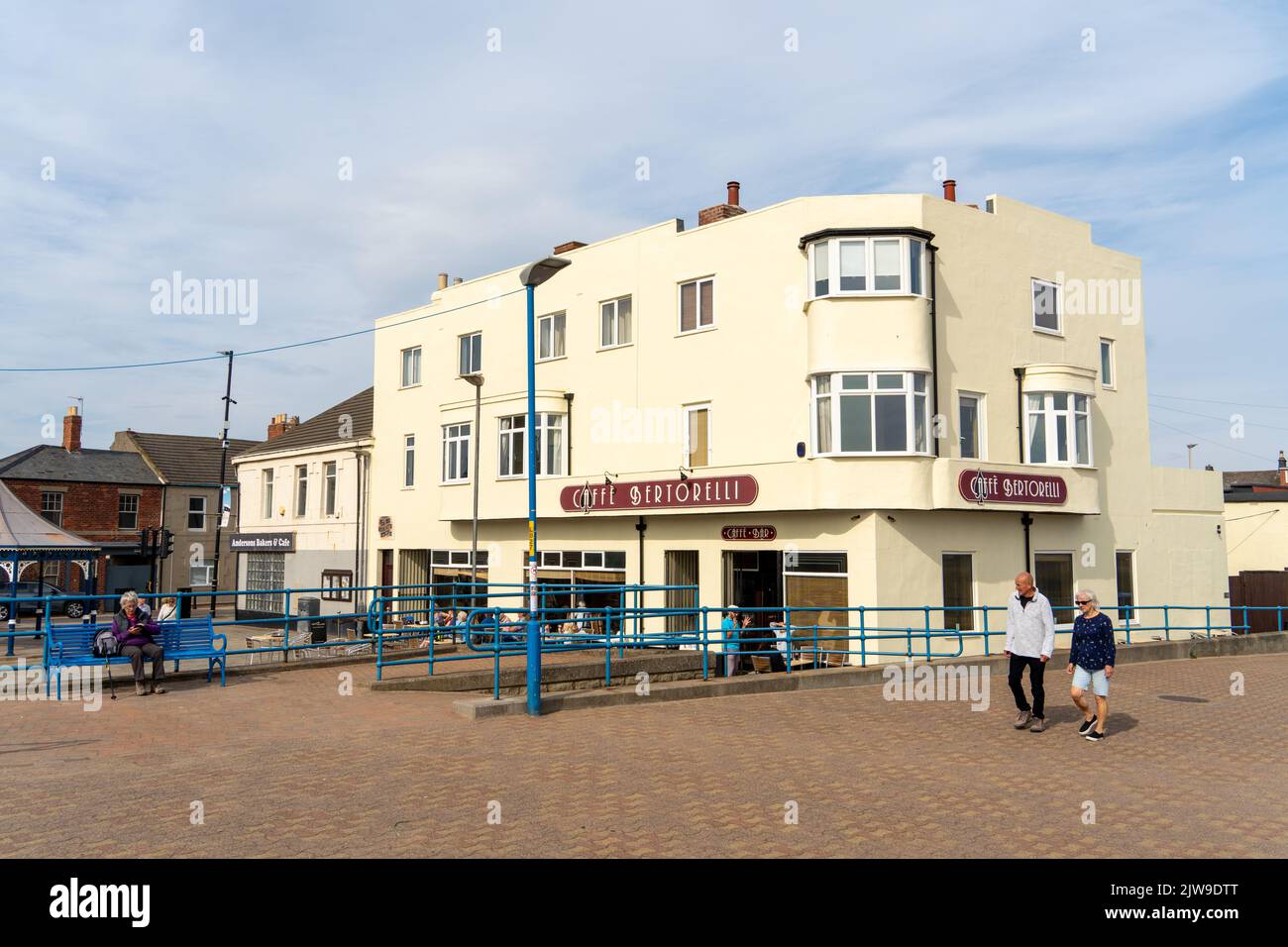 Caffe Bertorelli 1930s Italian café in the town of Newbiggin by the Sea