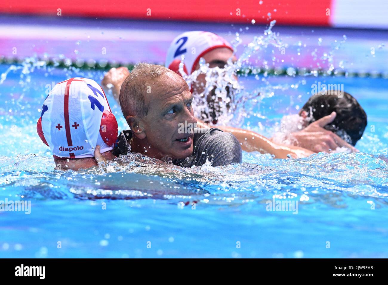 SPLIT, CROATIA SEPTEMBER 4 Team celebrate during the 2022