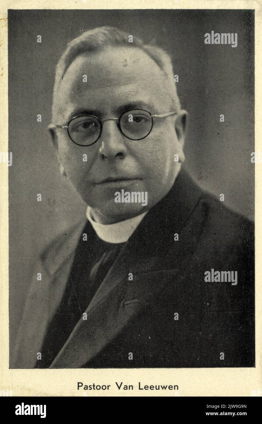 Pastor van Leeuwen Stock Photo Alamy