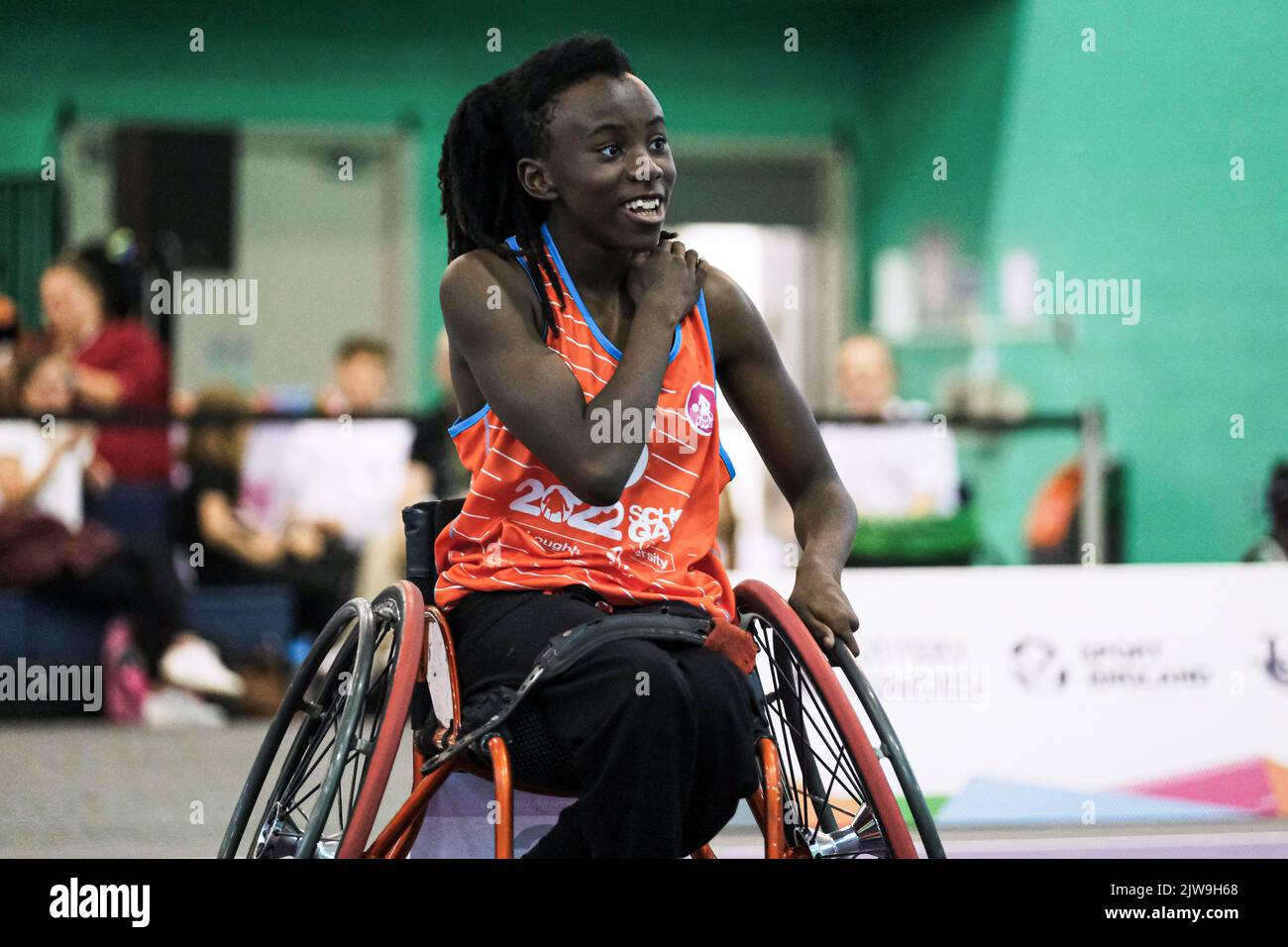 Wheelchair Basketball action on Day Four of the School Games National