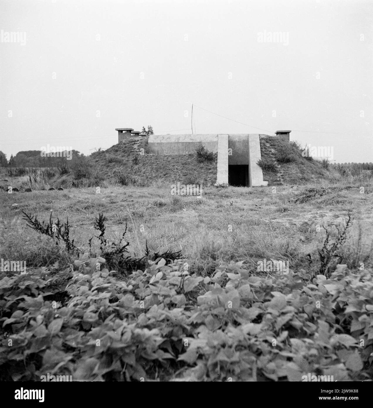 Reinforced concrete bunker Black and White Stock Photos & Images - Alamy