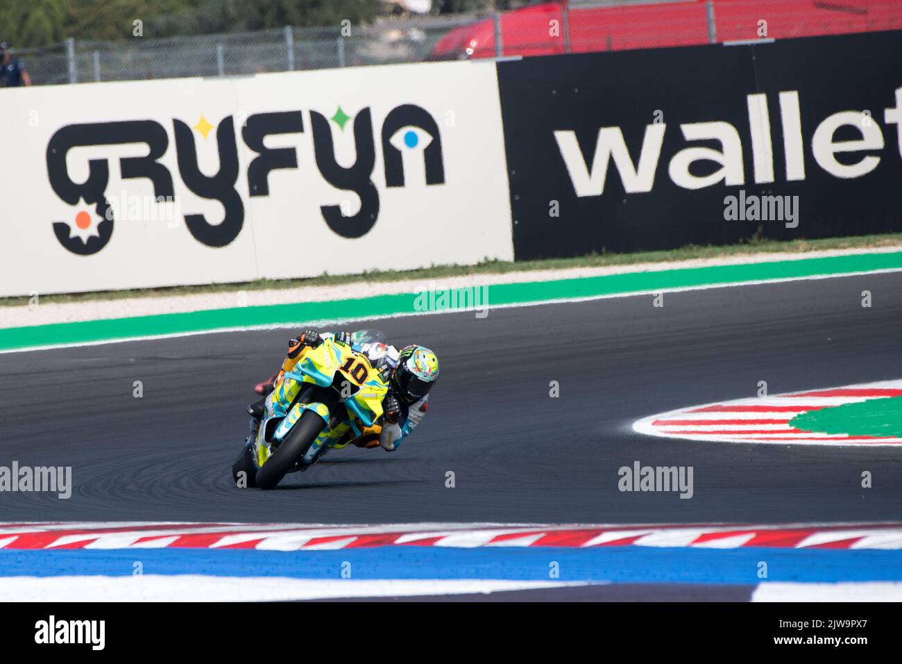 4th September 2022; Misano World Circuit Marco Simoncelli, Misano Adriatico,   Rimini, Emilia-Romagna, Italy ; MotoGP Race Day;   Luca Marini of Mooney VR46 Racing Team Stock Photo