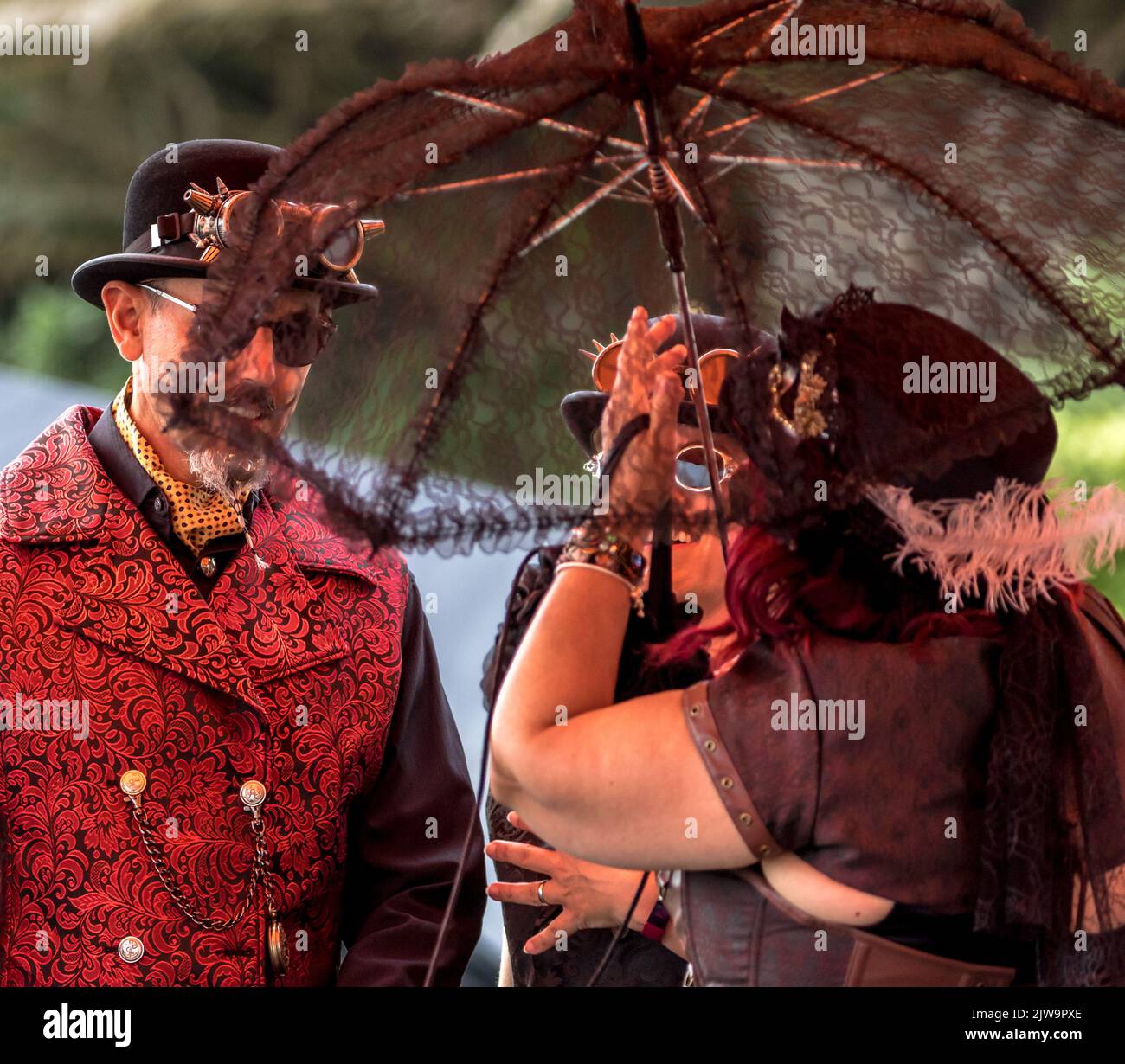 Steampunk event, Eastbourne, East Sussex, UK Stock Photo Alamy