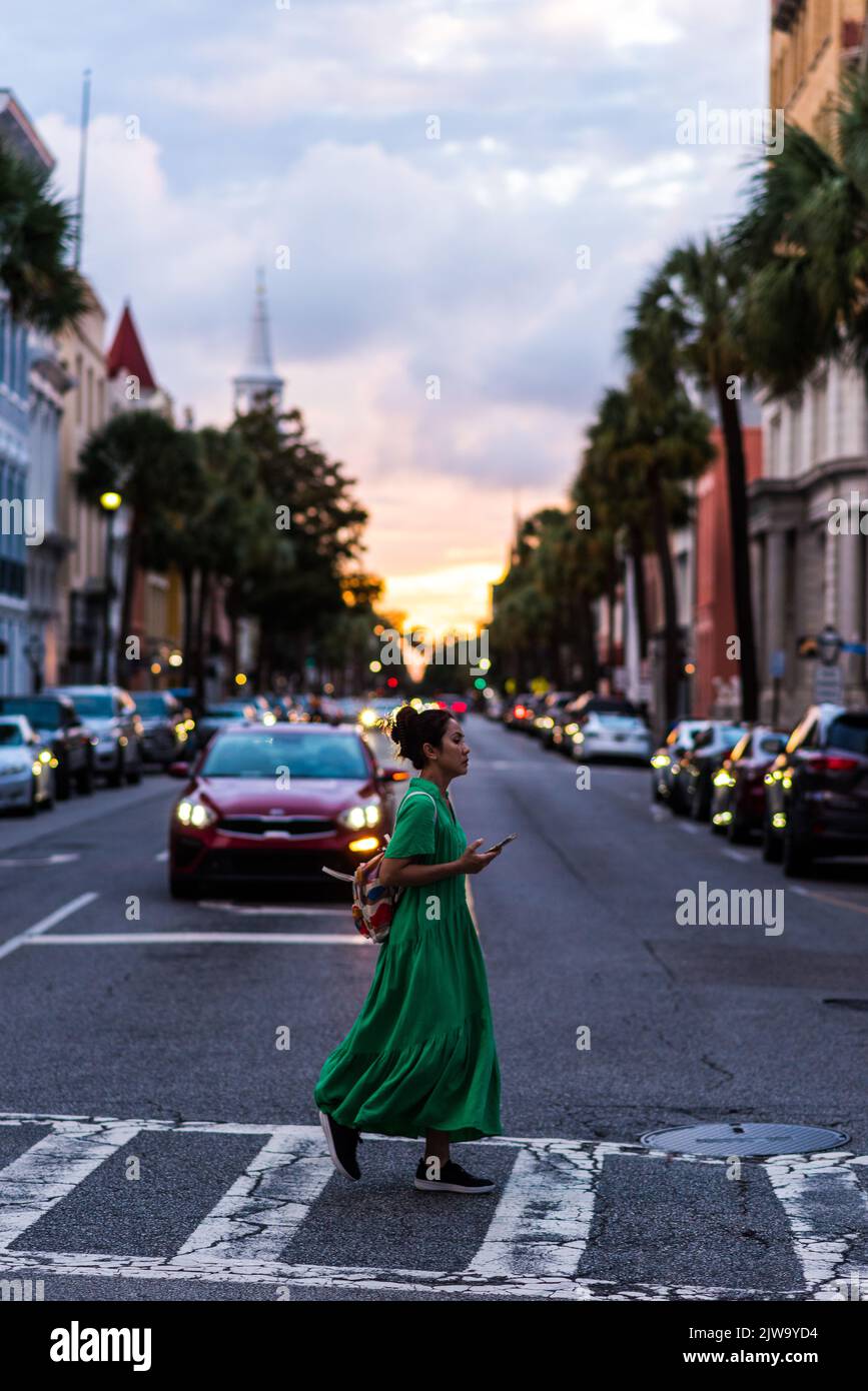 Charleston south carolina downtown hi-res stock photography and images ...