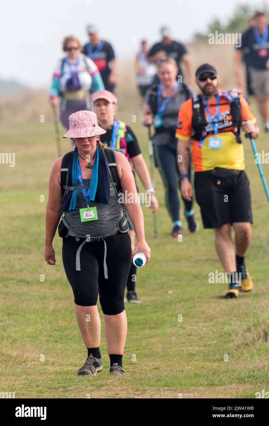 Runners and walkers start the South Coast challenge at for their chosen