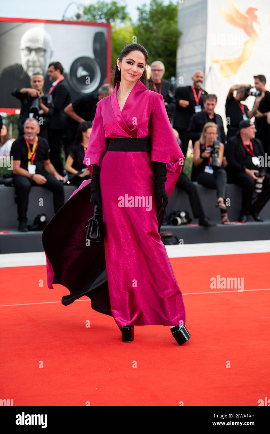 Sumaya Rida 79th Venice Film Festival Red Carpet of the movie