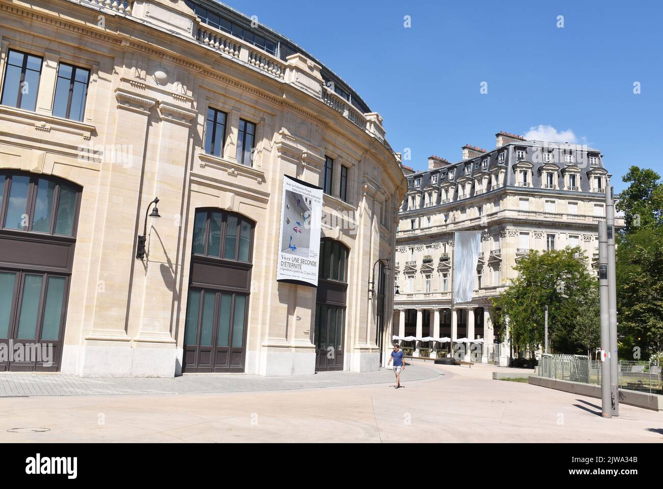 The former Bourse de Paris, Bourse de Commerce, now housing the Pinault Collection of Contermporary Art. Stock Photo