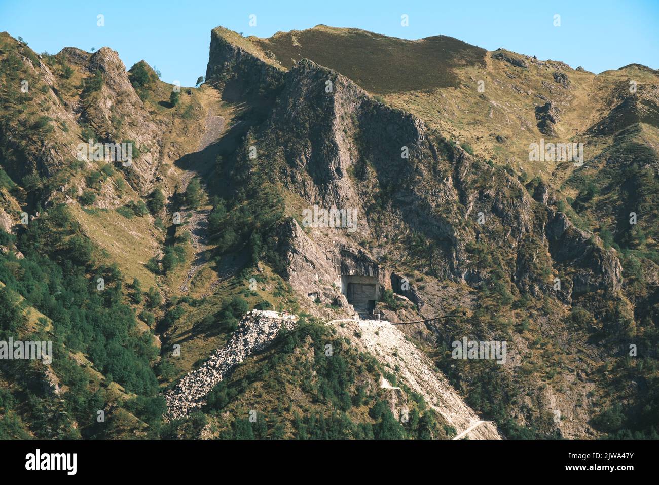 Mountain in Tuscany Stock Photo