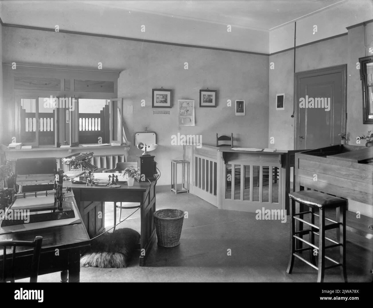 Interior of the municipal and district labor fair (Kruisstraat 13) in Interior of the municipal and district labor fair (Kruisstraat 13) in