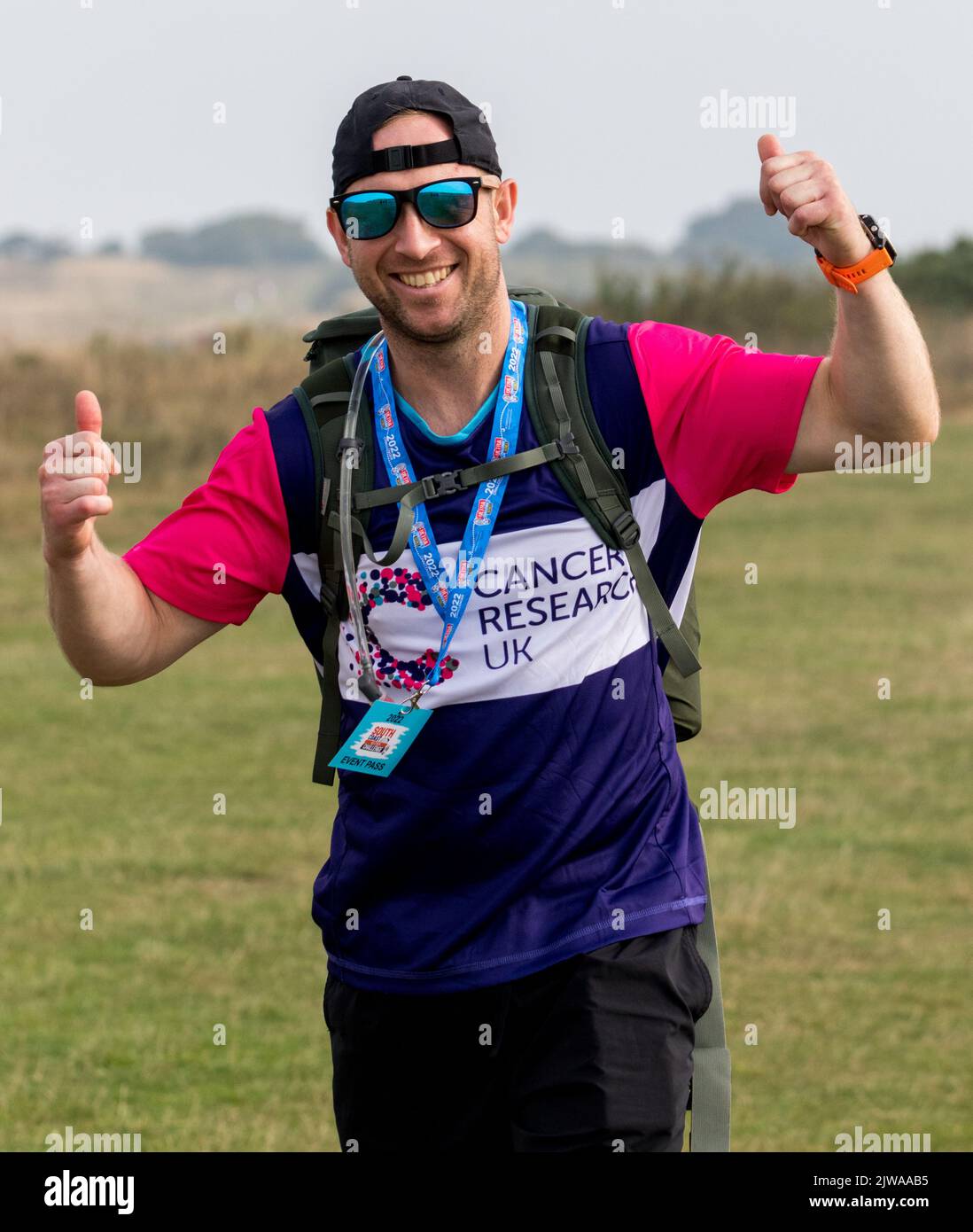 Runners and walkers start the South Coast challenge at for their chosen