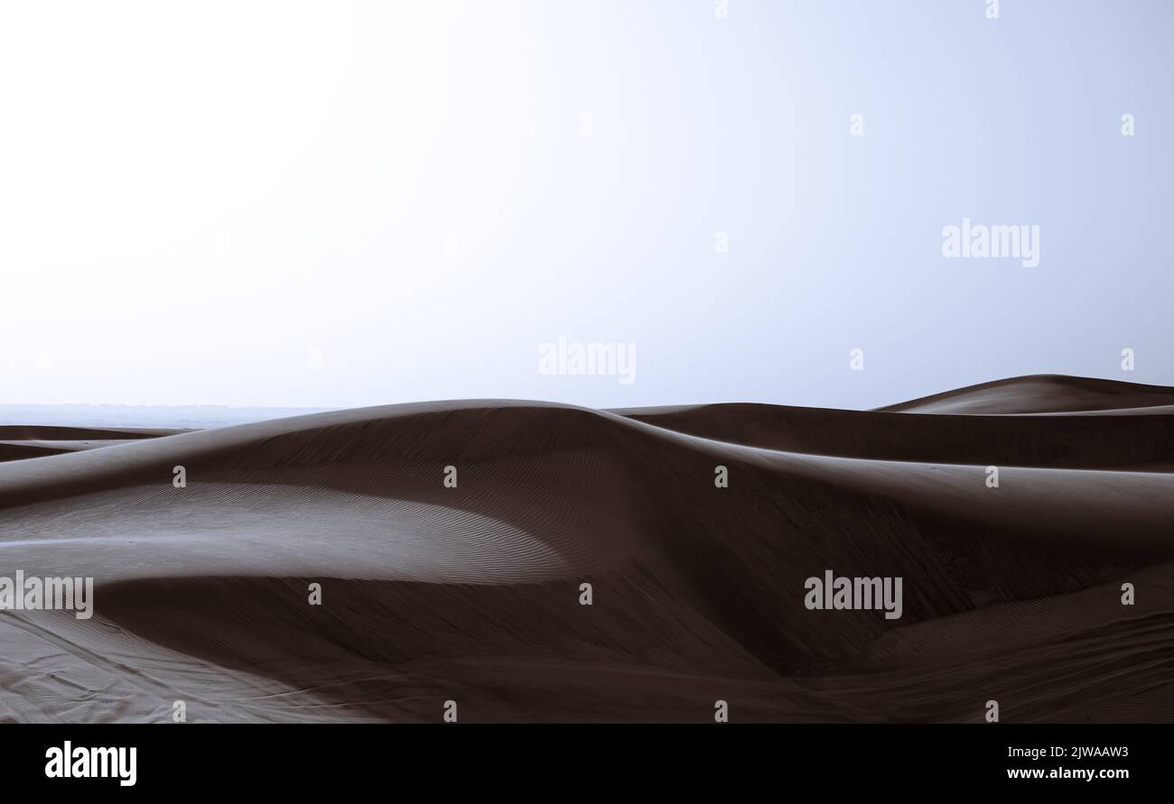 Landscape photo of Arabian desert . Stock Photo