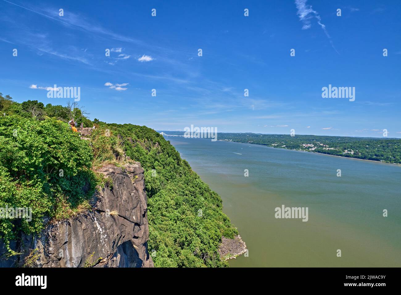 New Jersey,New York,NJ,NY, State Line lookout over the Palisade Cliffs