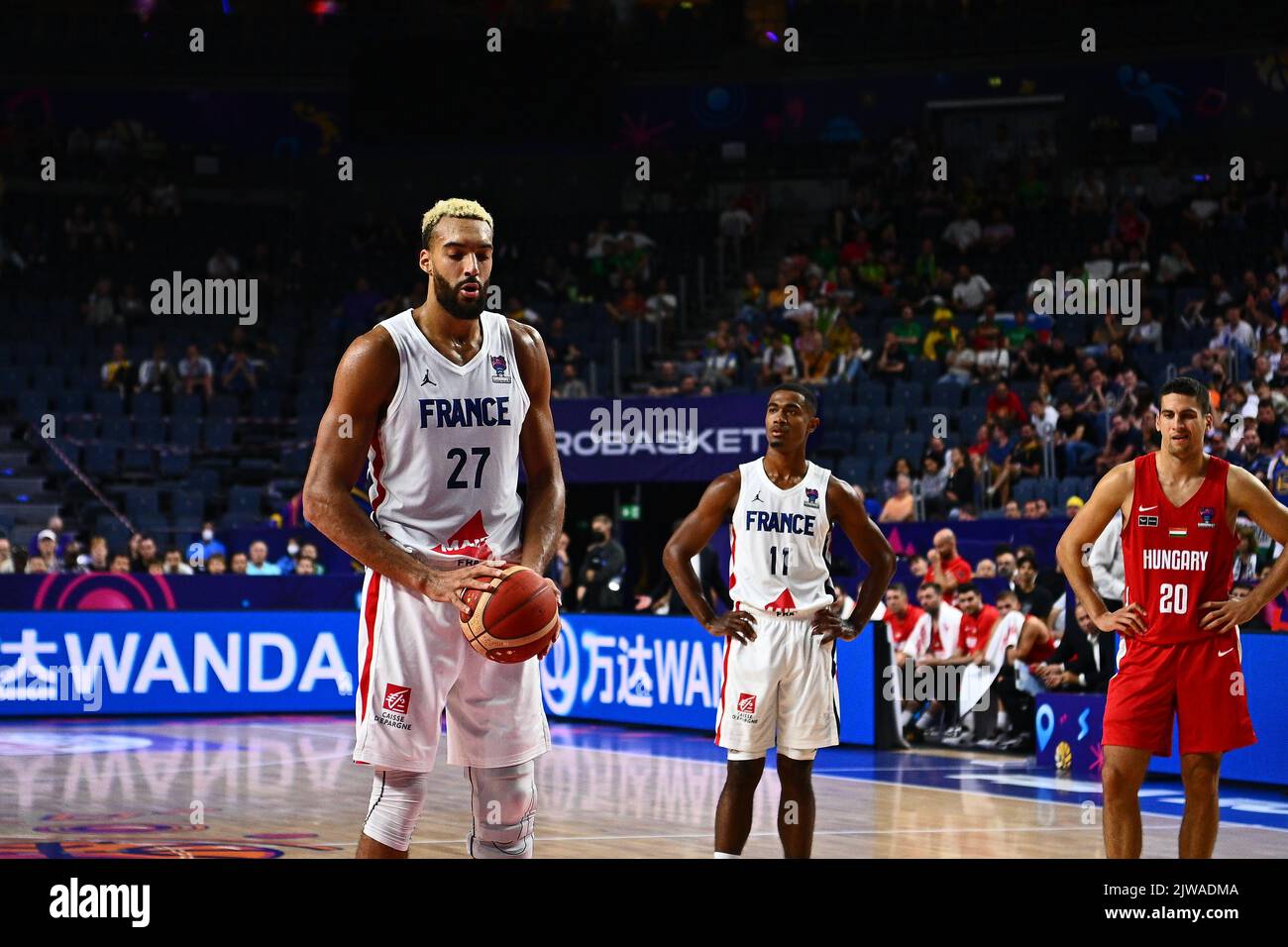 COLOGNE, GERMANY - SEPTEMBER 4, 2022: Rudy Gobert. The basketball match