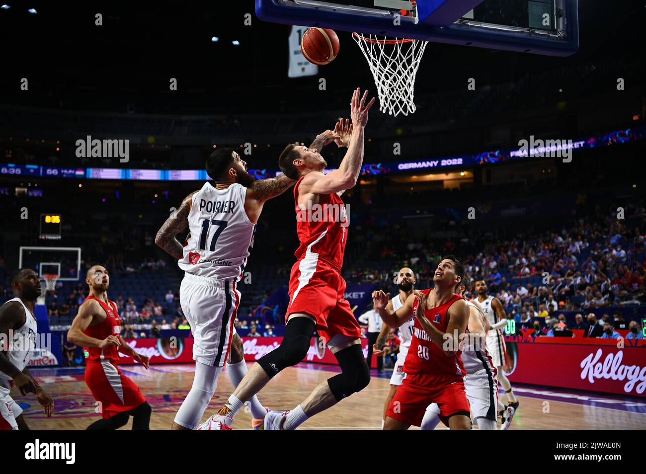 COLOGNE, GERMANY - SEPTEMBER 4, 2022: The basketball match of