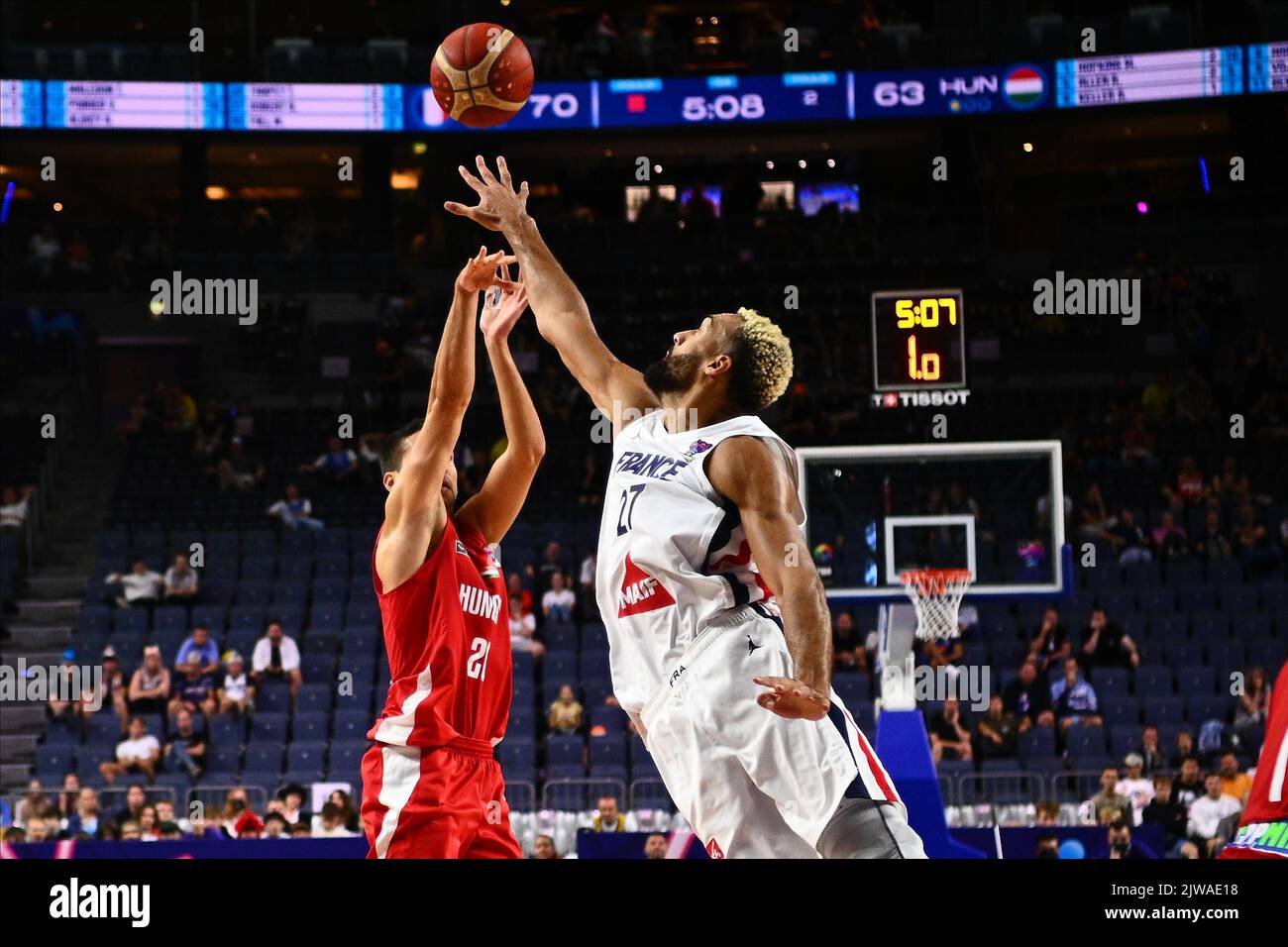 COLOGNE, GERMANY SEPTEMBER 4, 2022 Rudy Gobert. The basketball match of Eurobasket 2022