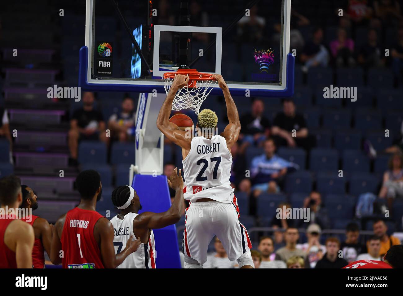 COLOGNE, GERMANY - SEPTEMBER 4, 2022: Rudy Gobert. The basketball match