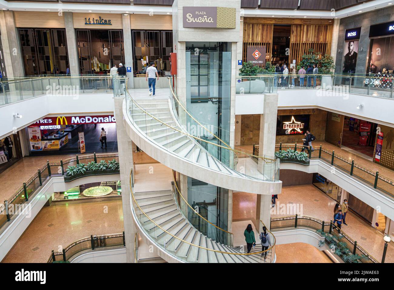 Bogota Colombia,Chapinero Centro comercial Andino Shopping Mall,store stores business businesses shop shops market markets marketplace selling buying Stock Photo