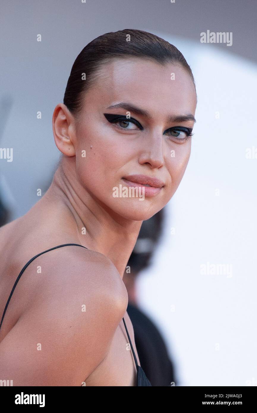 Irina Shayk attending the L'Immensita Premiere during the 79th Venice