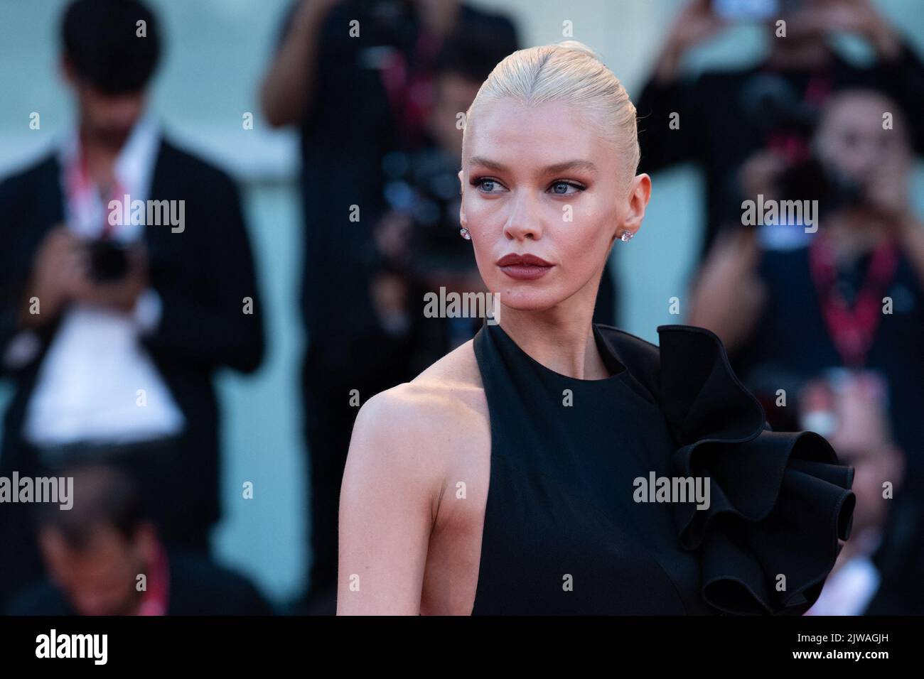 Stella Maxwell attending the L'Immensita Premiere during the 79th