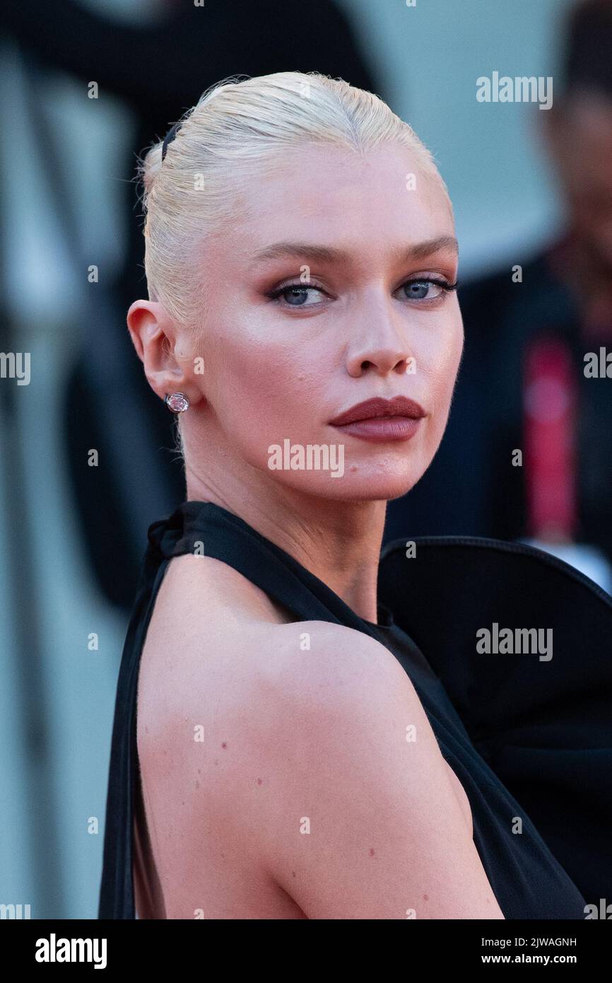 Stella Maxwell attending the L'Immensita Premiere during the 79th