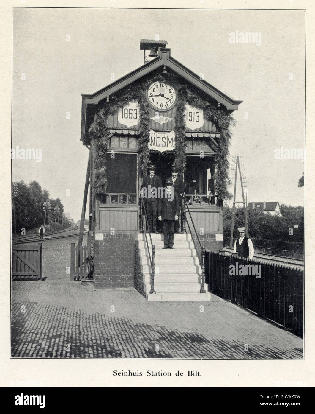 seinhuis-station-de-bilt-stock-photo-alamy