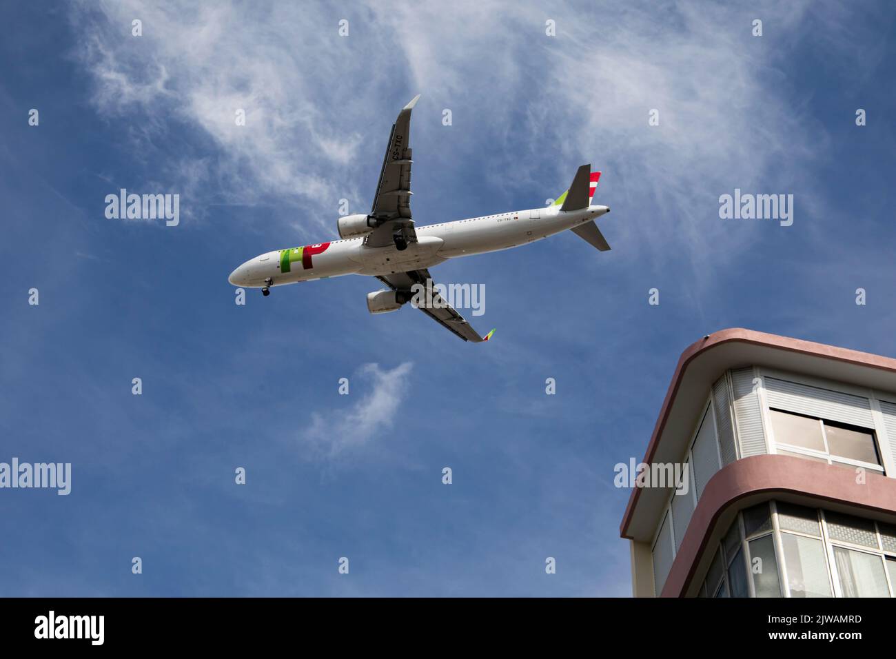 Lisbon, Portugal. 02nd Sep, 2022. TAP Air Portugal plane seen landing in Lisbon. (Photo by Rita Franca/SOPA Images/Sipa USA) Credit: Sipa USA/Alamy Live News Stock Photo