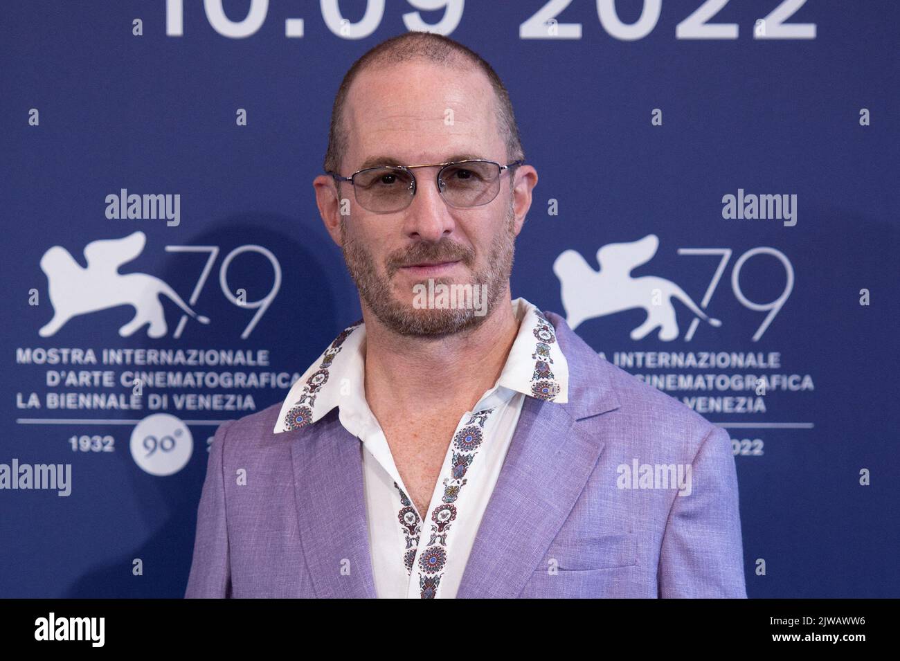 Darren Aronofsky attending The Whale Photocall during the 79th Venice