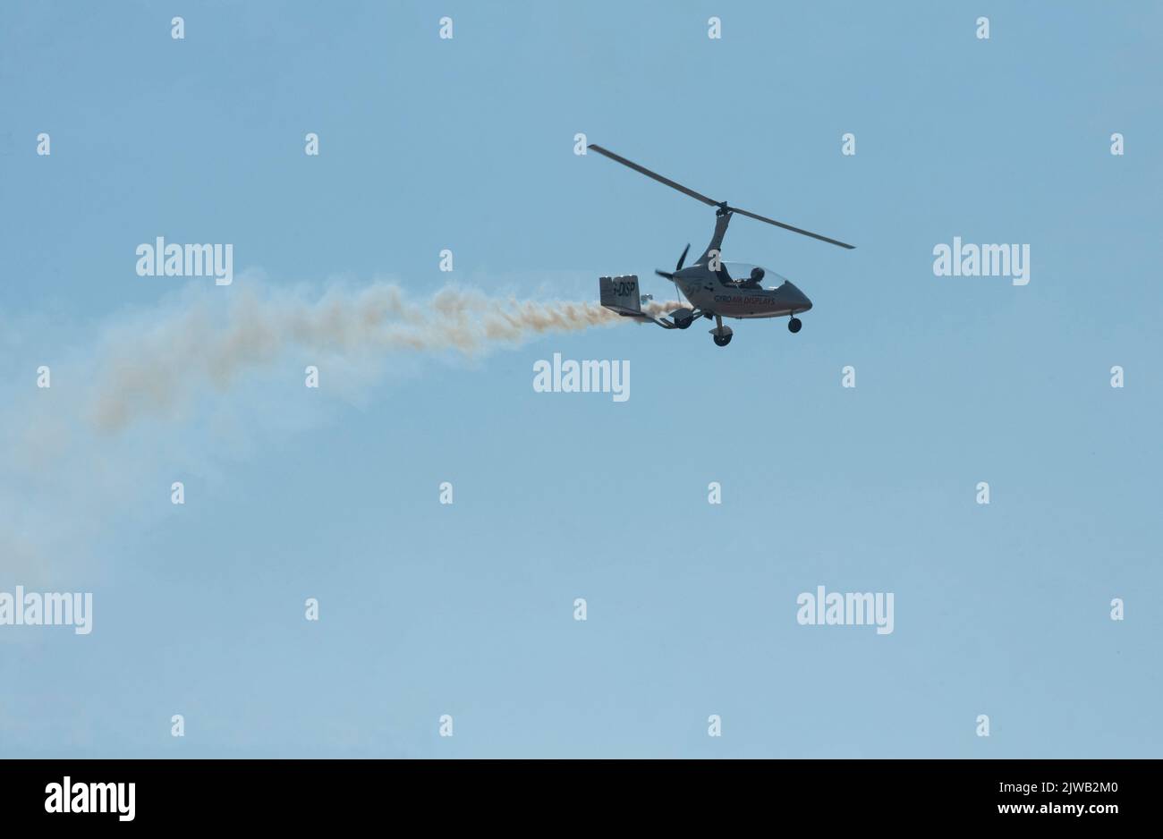 Calidus Autogyro Display in Blackpool as part of Blackpool Air Show, August 13th, 2022 Stock Photo