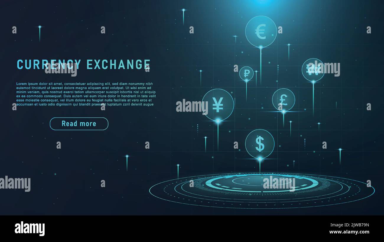Currency exchange concept Stock Vector Image & Art - Alamy