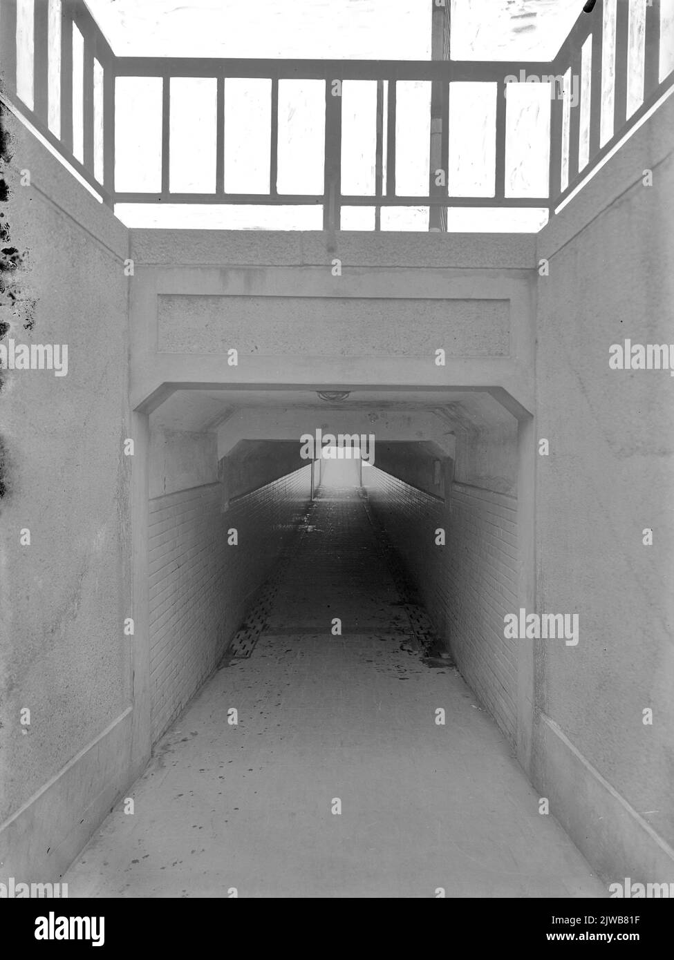 View in the pedestrian tunnel in the Amsterdamsestraatweg in Utrecht