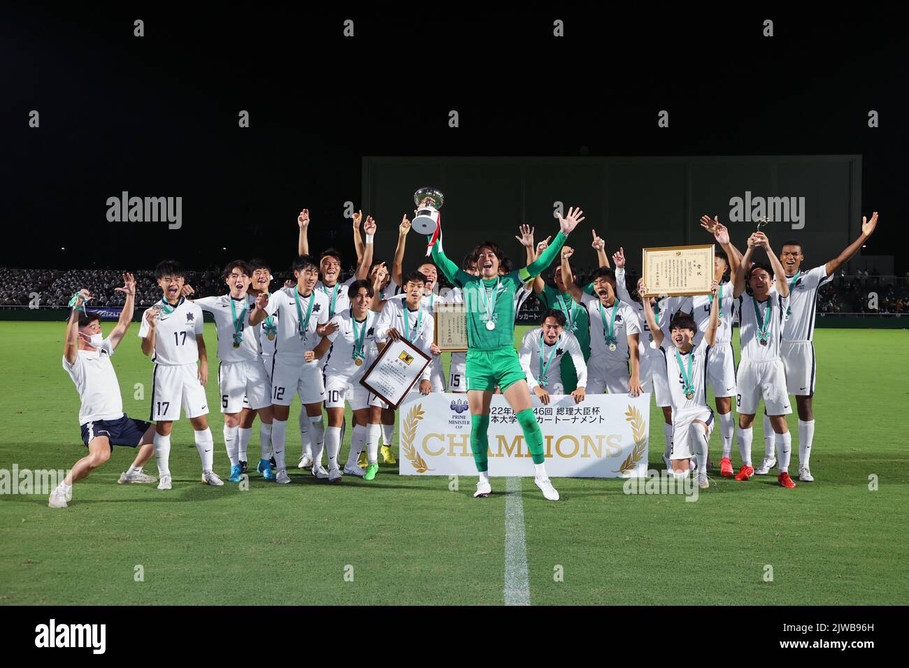 Ajinomoto Field Nishigaoka, Tokyo, Japan. 4th Sep, 2022. Kokushikan