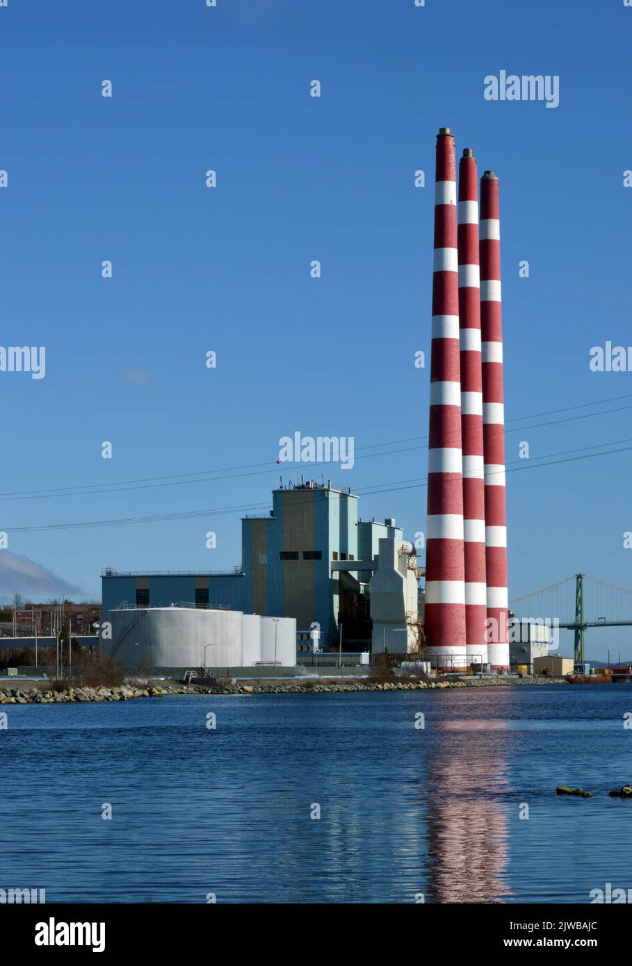 Tufts Cove Generating Station in Dartmouth, Nova Scotia, Canada, a Nova