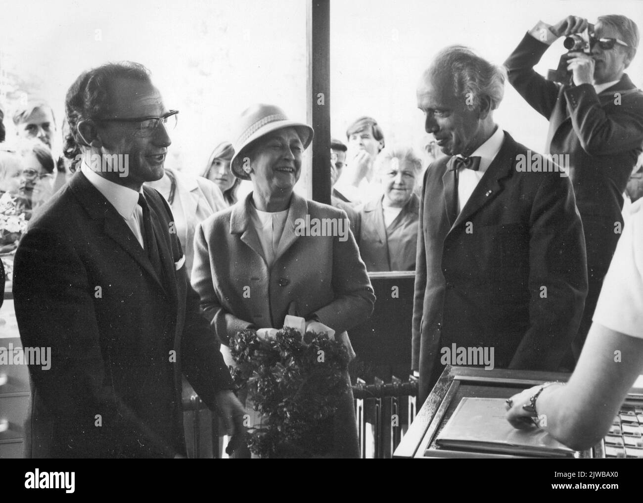 Image of the opening of the new N.S. station Tilburg West in Tilburg ...