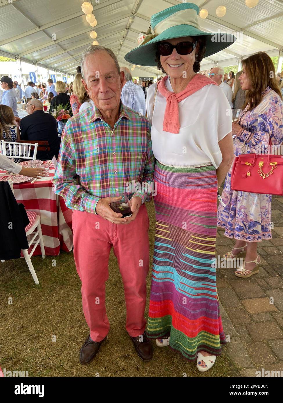 The Hampton Classic Horse Show PICTURED Michael Bloomberg, Diana