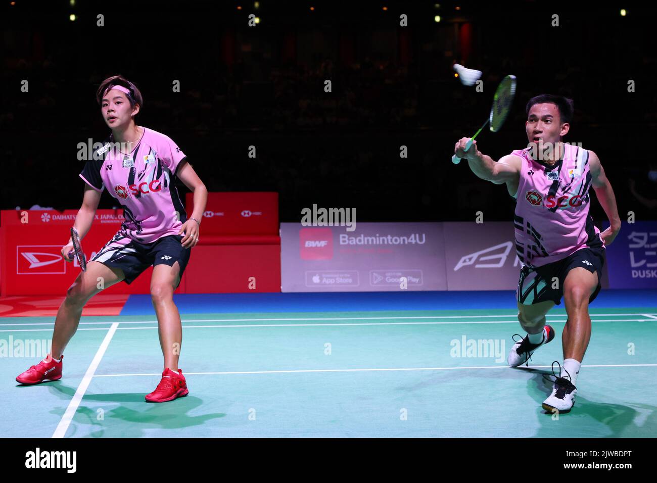 badminton mixed doubles live