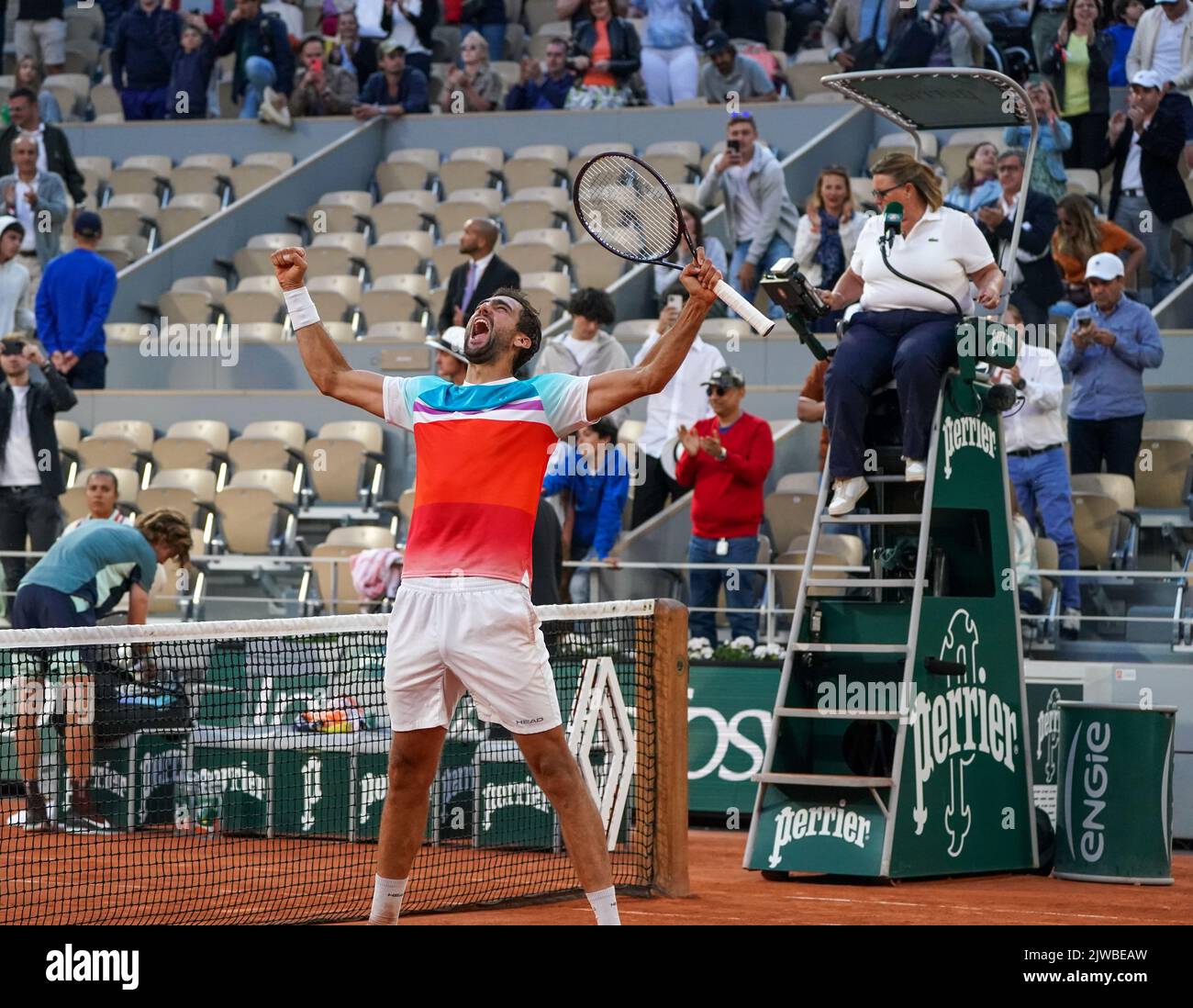Kouamé Cilic Roland-Garros match highlight A Tactical Masterclass on Court Simonne-Mathieu