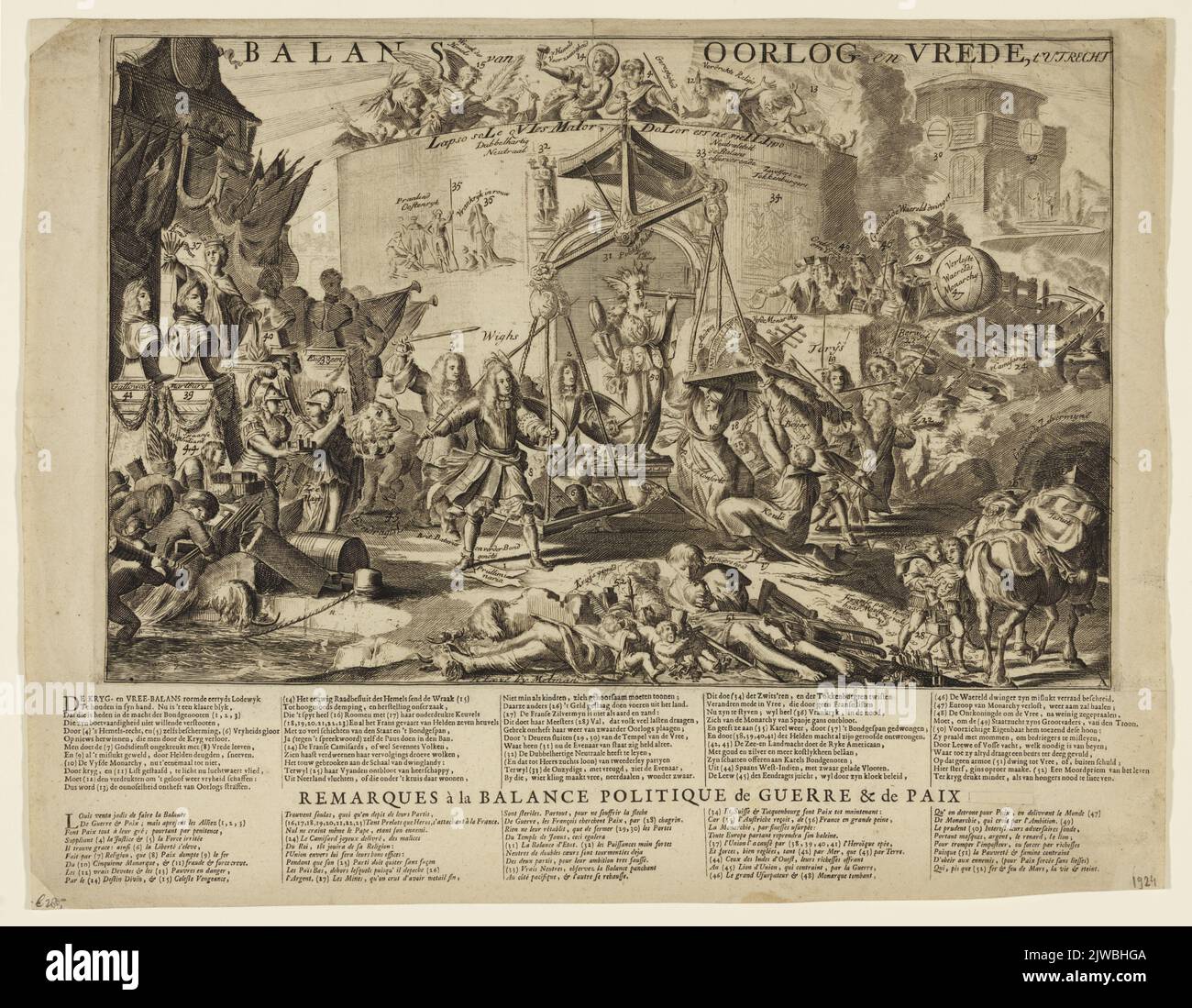 Balance of War and Peace, t 'Utrecht Stock Photo - Alamy