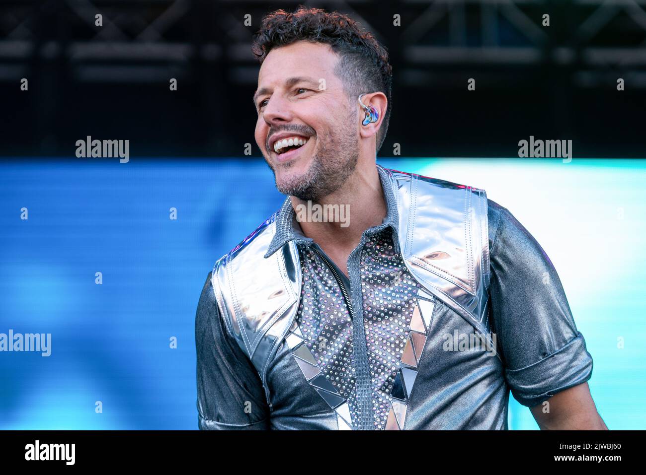 Lee LatchfordEvans from the Band Steps who are celebrating a new