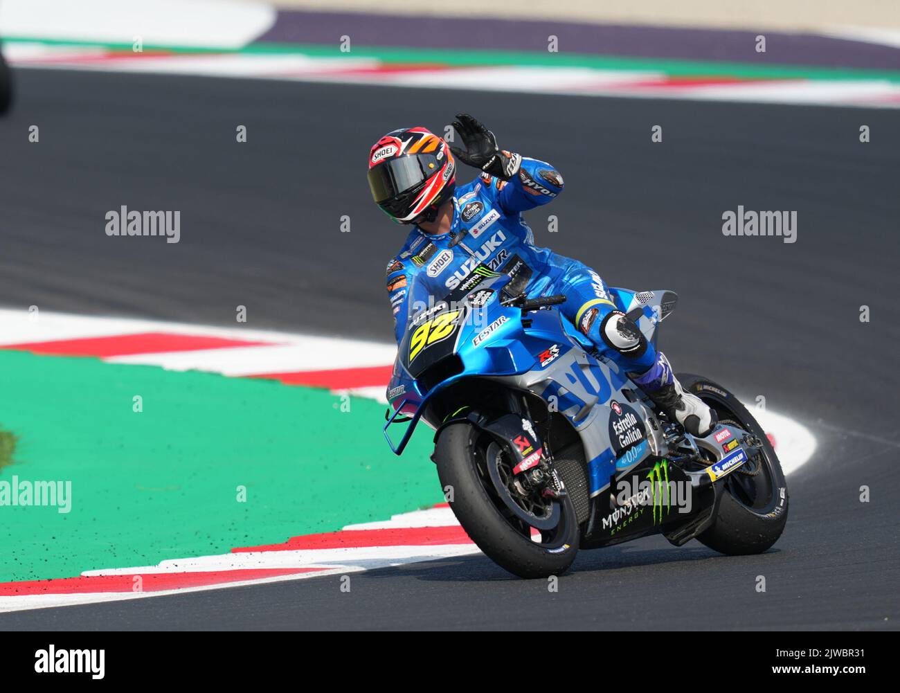 Kazuki Watanabe of Team Suzuki Ecstar during the Gran Premio