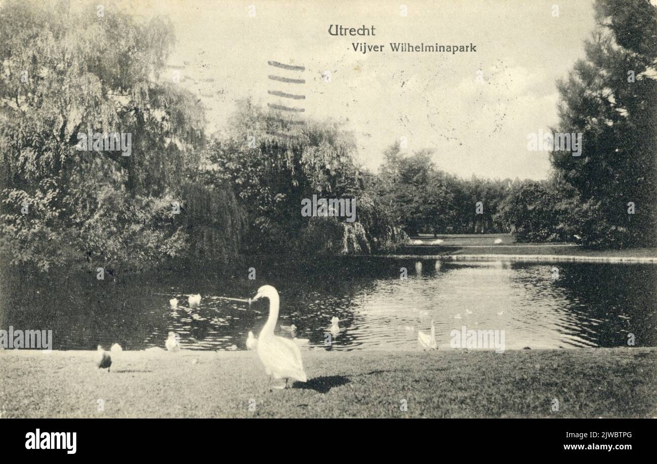 View in the Wilhelminapark in Utrecht Stock Photo Alamy