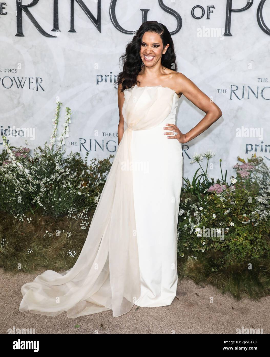 Sara Zwangobani seen attending the Global Premiere For "The Lord Of The