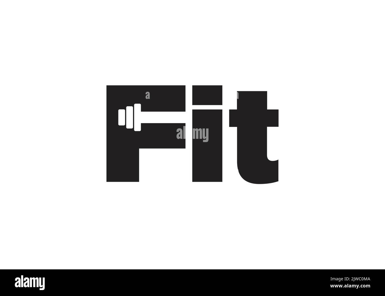 FIT Initial Monogram Letter fit Logo Design Vector Template f i t Letter Logo Design Stock